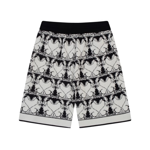 Burberry Classic 3D Jacquard Letter Splicing Casual Knitted Shorts