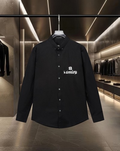 Balenciaga Valentine's Day Wi Fi Fluorescent Logo Printed Casual Long Sleeve Shirt