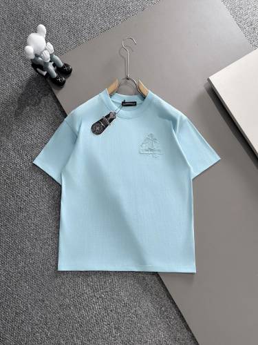 Chrome Hearts New Classic Patchwork Embroidered Logo T-shirt Couple Casual Versatile Short Sleeve