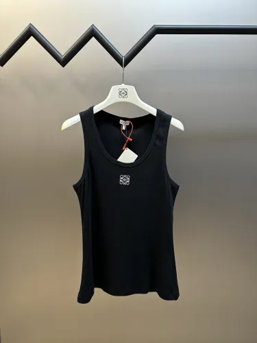 Loewe Classic Anagram Embroidered Sleeveless Tank Top