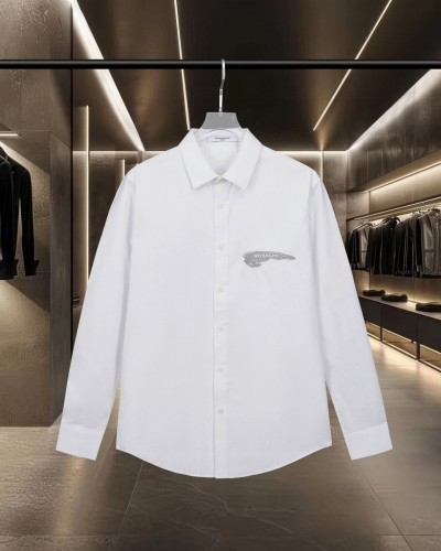 Givenchy Fashion Embroidered Angel Wings Casual Long Sleeve Shirt