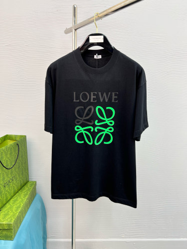 Loewe Classic Logo Printed T-shirt Unisex Casual Short Sleeve