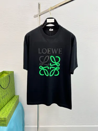 Loewe Classic Logo Printed T-shirt Unisex Casual Short Sleeve