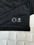Chrome Hearts Versatile Sanskrit Printed Mesh Ice Hockey Short Sleeve Set