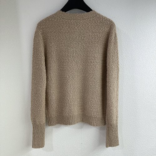 Dior New Classic Versatile Pocket Round Neck Long Sleeve Knitted Cardigan
