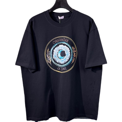 Dior High Street Logo Printed Short Sleeve Couple's Casual Versatile T-shirt