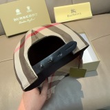 Burberry Classic Checkered Baseball Hat Unisex Four Seasons Versatile Duck Tongue Hat