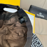 Fendi Classic Double F Jacquard Baseball Hat Unisex Four Seasons Versatile Duck Tongue Hat