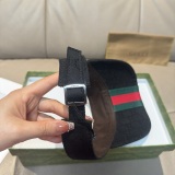 Gucci New Wide Ribbon Empty Top Hat Unisex Four Seasons Versatile Sunshade Hat