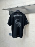 Chrome Hearts Versatile Sanskrit Printed Mesh Ice Hockey Short Sleeve Set