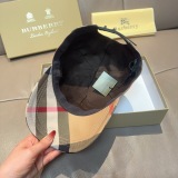 Burberry Classic Checkered Baseball Hat Unisex Four Seasons Versatile Duck Tongue Hat