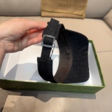 Gucci New Wide Ribbon Empty Top Hat Unisex Four Seasons Versatile Sunshade Hat