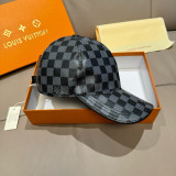 Louis Vuitton Classic Checkered Baseball Hat Unisex Four Seasons Versatile Duck Tongue Hat
