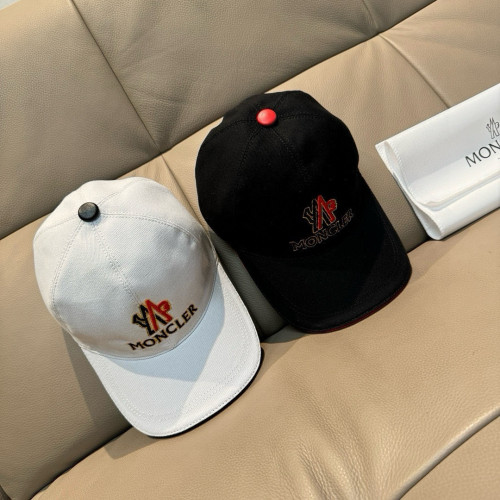 Moncler Classic Embroidered Logo Baseball Hat Unisex Casual Versatile Duck Tongue Hat