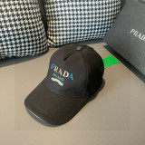 Prada New Fashion Color Logo Printed Baseball Hat Unisex Versatile Casual Duck Tongue Hat