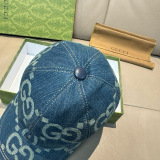 Gucci Classic Logo Cowboy Baseball Hat Couple Casual Versatile Duck Tongue Hat