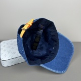 Louis Vuitton Retro Fashion Logo Embossed Baseball Hat Unisex Casual Duck Tongue Hat