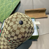 Gucci New Classic Embroidered Logo Baseball Hat Unisex Casual Versatile Duck Tongue Hat