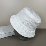 Louis Vuitton New Retro Embossed Logo Casual Versatile Fisherman's Hat
