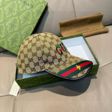 Gucci New Classic Embroidered Logo Baseball Hat Unisex Casual Versatile Duck Tongue Hat