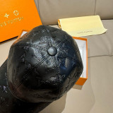 Louis Vuitton Classic Embossed Logo Baseball Hat Unisex Casual Versatile Duck Tongue Hat