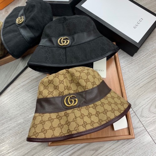 Gucci New Couple Classic Double G Simple Fisherman's Hat