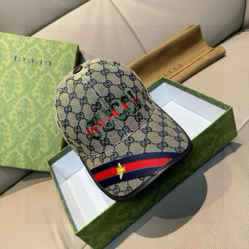 Gucci New Classic Embroidered Logo Baseball Hat Unisex Casual Versatile Duck Tongue Hat