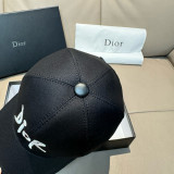 Dior New Personalized Embroidered Logo Baseball Hat Unisex Versatile Duck Tongue Hat