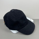 Louis Vuitton Retro Fashion Logo Embossed Baseball Hat Unisex Casual Duck Tongue Hat