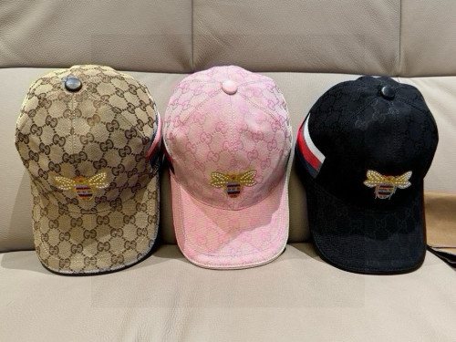 Gucci Fashion Bee Embroidered Baseball Hat Unisex Versatile Duck Tongue Hat