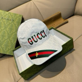 Gucci New Classic Embroidered Logo Baseball Hat Unisex Casual Versatile Duck Tongue Hat