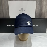 Chanel New Classic Embroidered Logo Casual Baseball Hat Fisherman's Hat