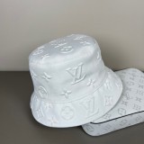 Louis Vuitton New Retro Embossed Logo Casual Versatile Fisherman's Hat