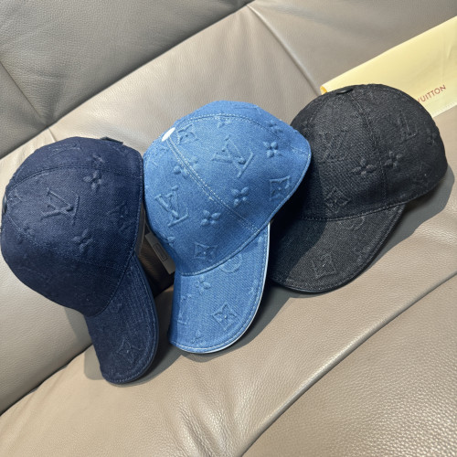 Louis Vuitton Classic Embossed Logo Baseball Hat Unisex Casual Duck Tongue Hat