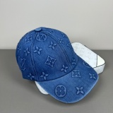 Louis Vuitton Retro Fashion Logo Embossed Baseball Hat Unisex Casual Duck Tongue Hat