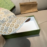 Gucci Fashion Double G Jacquard Baseball Hat Unisex Versatile Duck Tongue Hat