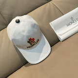 Moncler Classic Embroidered Logo Baseball Hat Unisex Casual Versatile Duck Tongue Hat