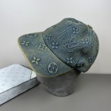 Louis Vuitton Retro Fashion Logo Embossed Baseball Hat Unisex Casual Duck Tongue Hat