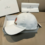 Moncler Classic Embroidered Logo Baseball Hat Unisex Casual Versatile Duck Tongue Hat