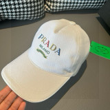 Prada New Fashion Color Logo Printed Baseball Hat Unisex Versatile Casual Duck Tongue Hat