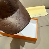 Louis Vuitton Classic Embossed Logo Baseball Hat Unisex Casual Versatile Duck Tongue Hat