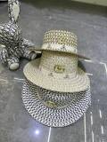 Gucci New Fashion Straw Flat Top Hat