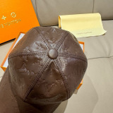 Louis Vuitton Classic Embossed Logo Baseball Hat Unisex Casual Versatile Duck Tongue Hat