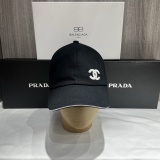 Chanel New Classic Embroidered Logo Casual Baseball Hat Fisherman's Hat