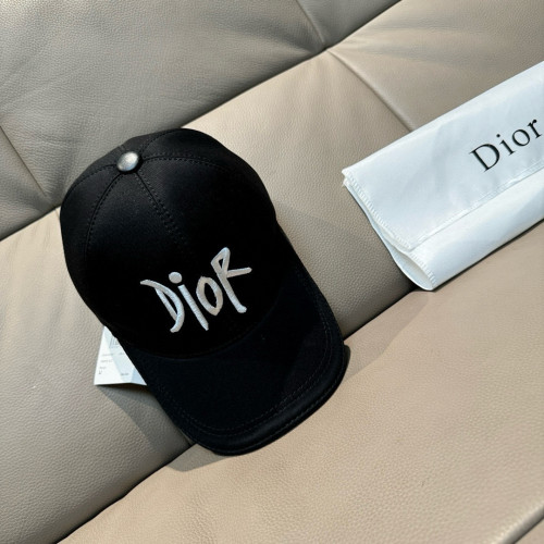 Dior New Personalized Embroidered Logo Baseball Hat Unisex Versatile Duck Tongue Hat