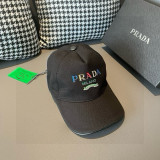 Prada New Fashion Color Logo Printed Baseball Hat Unisex Versatile Casual Duck Tongue Hat