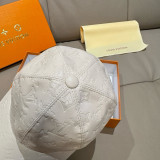 Louis Vuitton Classic Embossed Logo Baseball Hat Unisex Casual Versatile Duck Tongue Hat