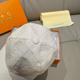 Louis Vuitton Classic Embossed Logo Baseball Hat Unisex Casual Versatile Duck Tongue Hat