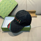 Gucci New Classic Embroidered Logo Baseball Hat Unisex Casual Versatile Duck Tongue Hat