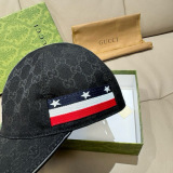 Gucci Fashion Double G Jacquard Baseball Hat Unisex Versatile Duck Tongue Hat